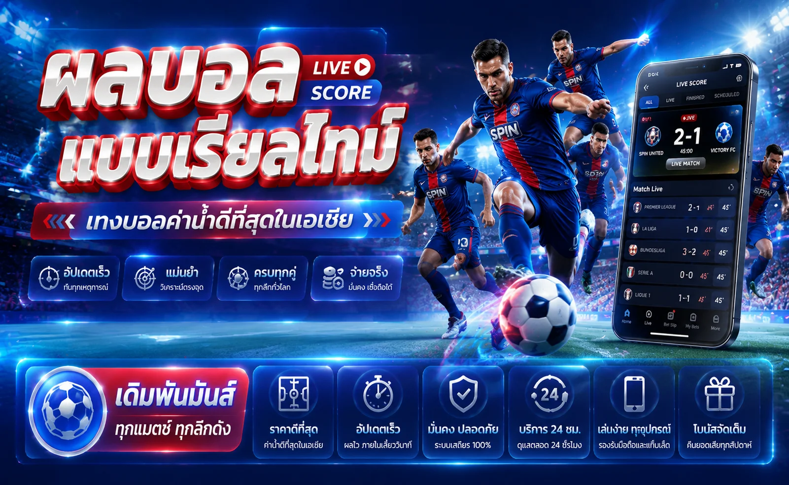 แทงบอลออนไลน์ FIWFUN88 ครบทุกลีกทั่วโลก